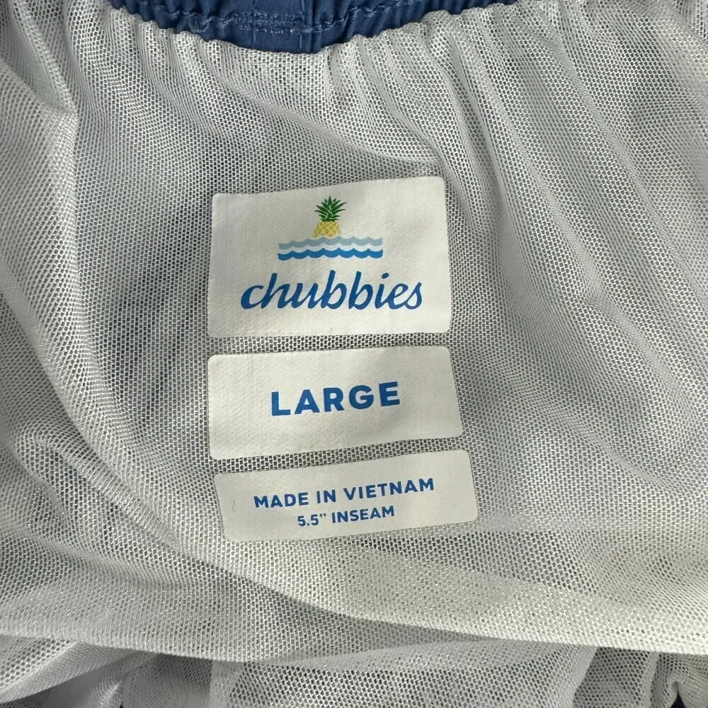 Chubbies Swim Trunks Shorts Mens Large Striped‎ Multicolored SW-1965